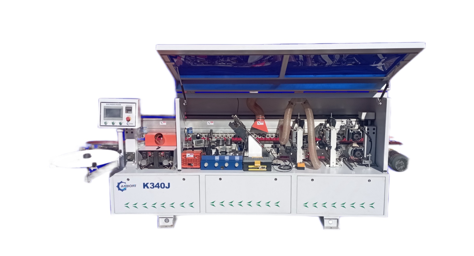 Кромкооблицовочный станок с узлом прифуговки K340J